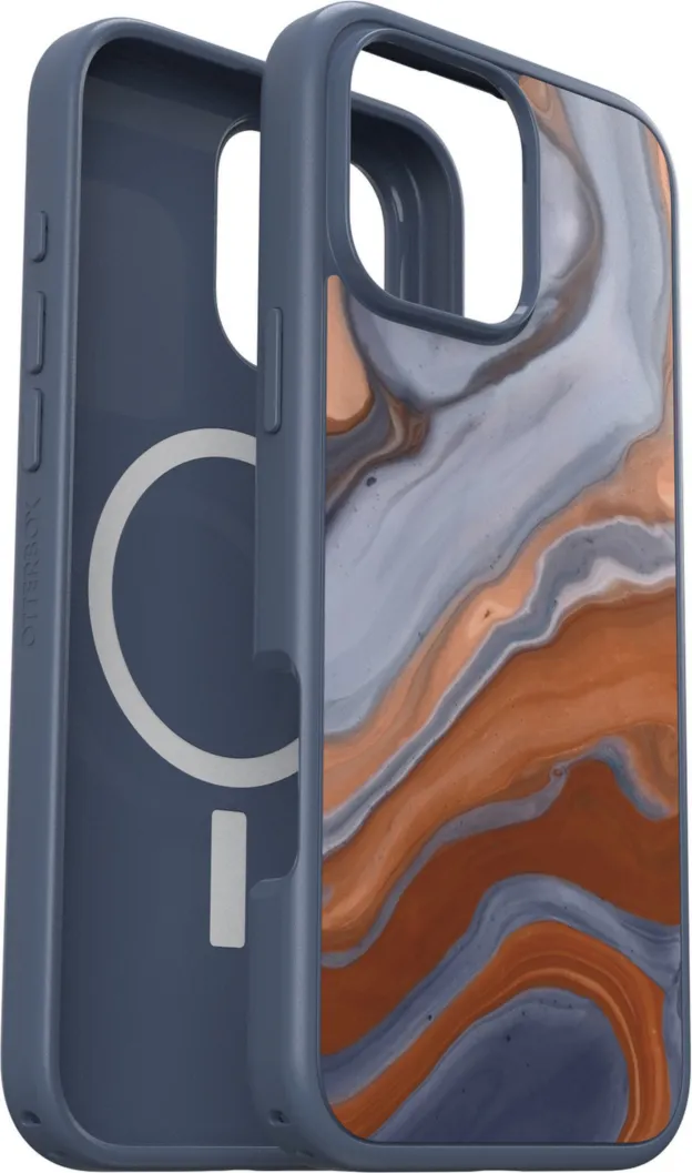 iPhone 16 Pro Max Otterbox Symmetry Graphics w/ MagSafe Series Case - Blue - High Desert Agate