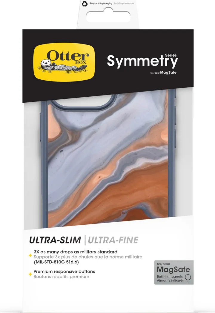 iPhone 16 Pro Max Otterbox Symmetry Graphics w/ MagSafe Series Case - Blue - High Desert Agate