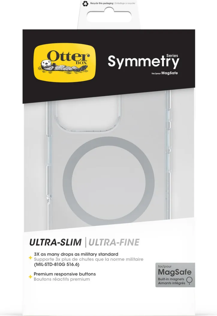 iPhone 16 Pro Otterbox Symmetry Clear w/ MagSafe Series Case - Clear