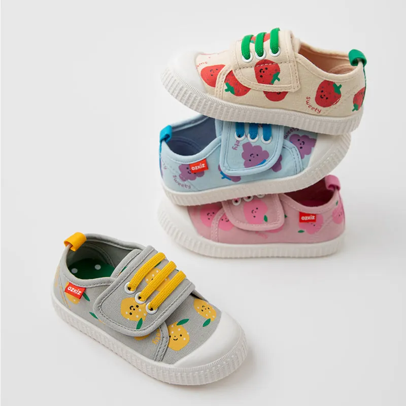 Ivory Strawberry Bonbon Slip-ons 2409OZ37