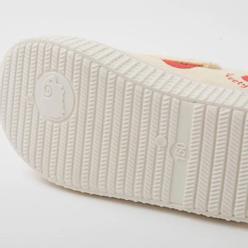 Ivory Strawberry Bonbon Slip-ons 2409OZ37