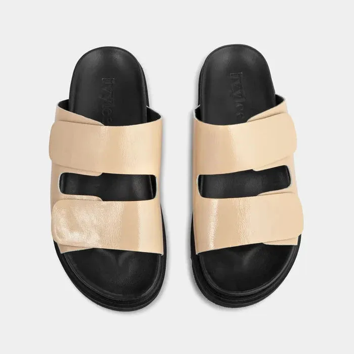 IvyLee Dawn Sand Crinkle Patent