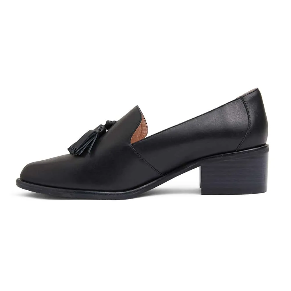 Jacob Loafer in Black Leather