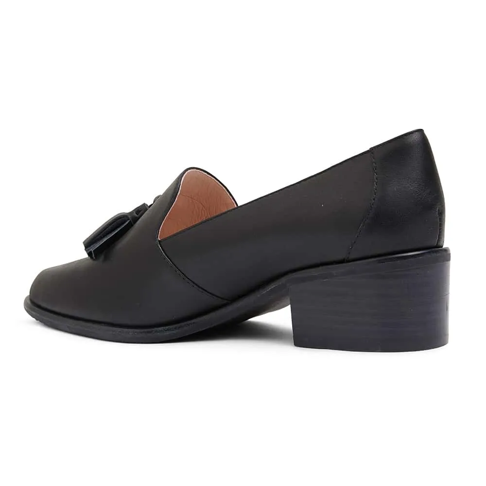Jacob Loafer in Black Leather