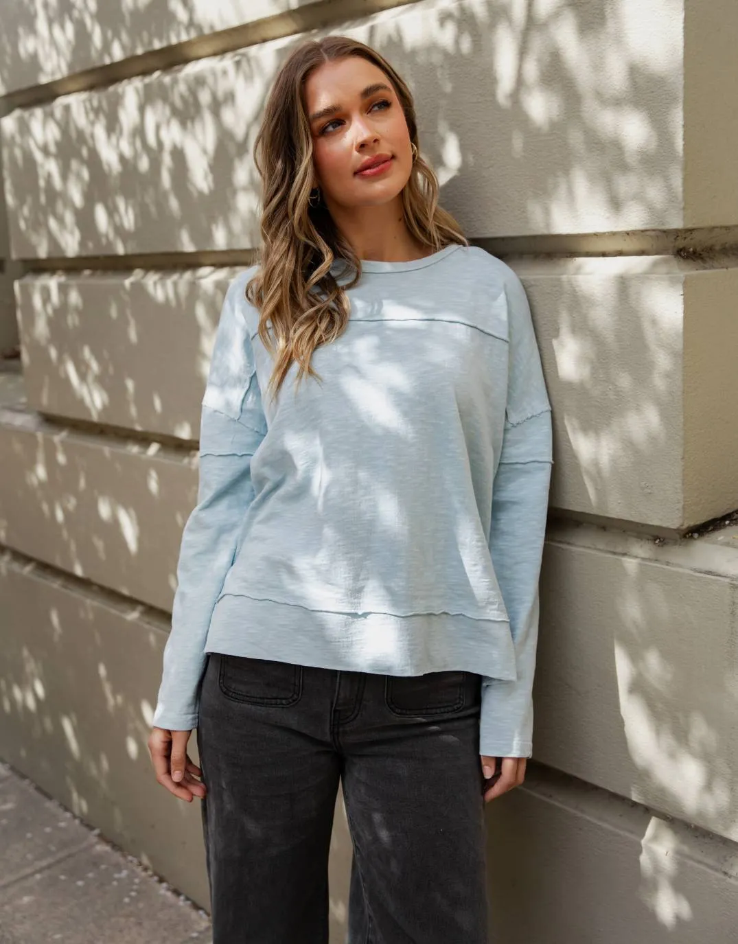 Jayne Throw On Top - Celestial Blue