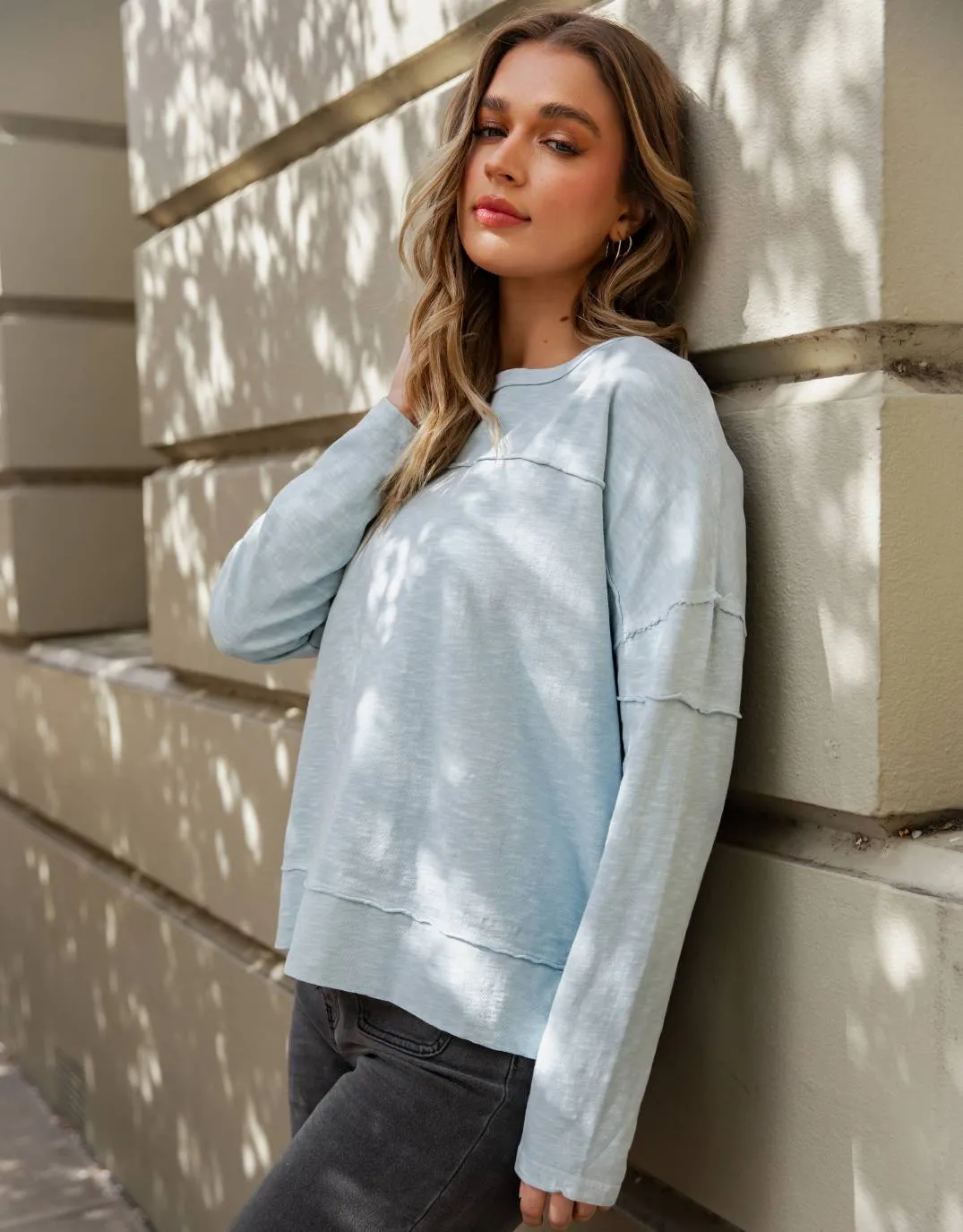 Jayne Throw On Top - Celestial Blue