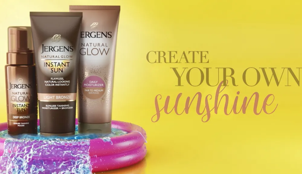 Jergens Natural Glow   FIRMING Self Tanner Sunless Tanning Lotion Medium 7.5 Oz
