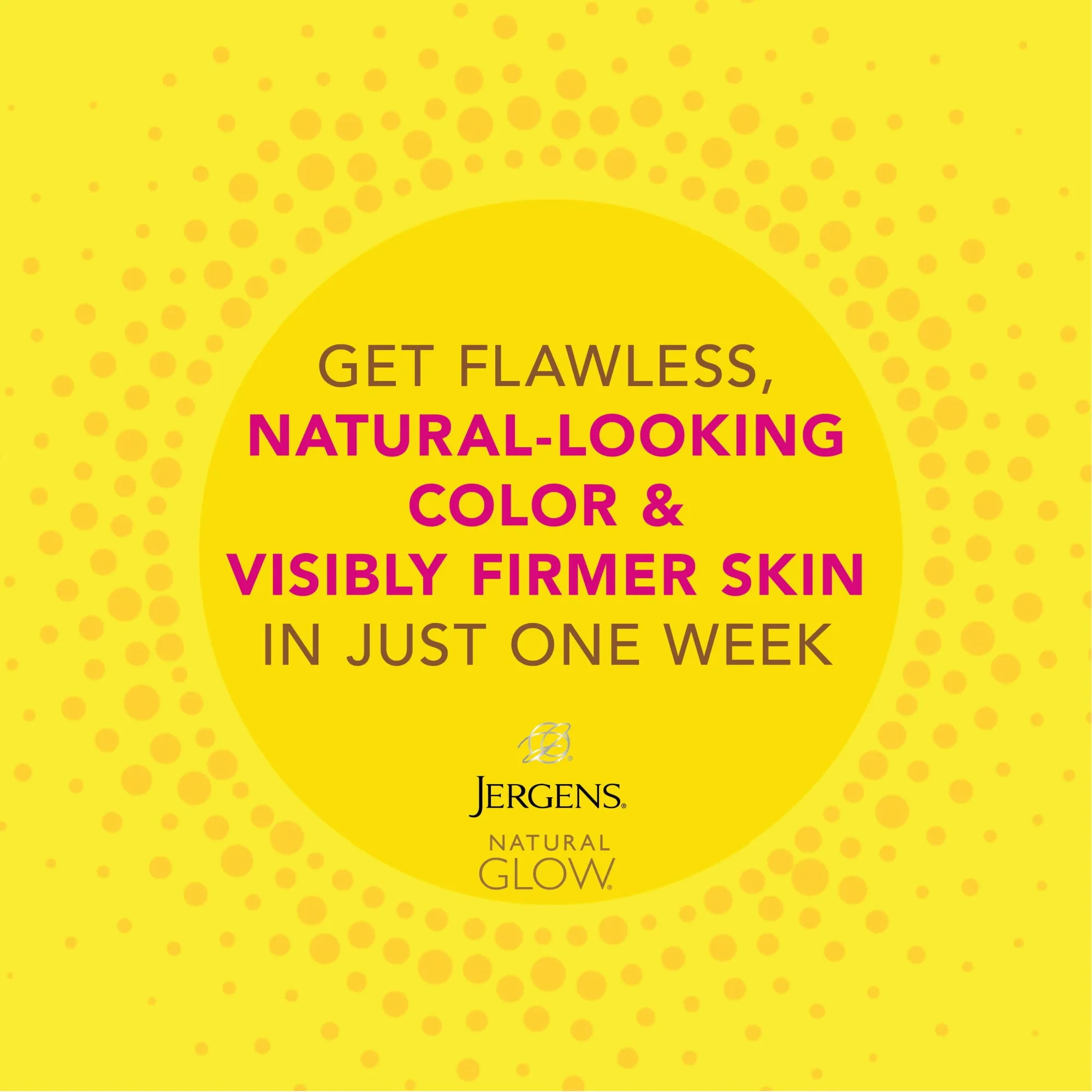 Jergens Natural Glow   FIRMING Self Tanner Sunless Tanning Lotion Medium 7.5 Oz