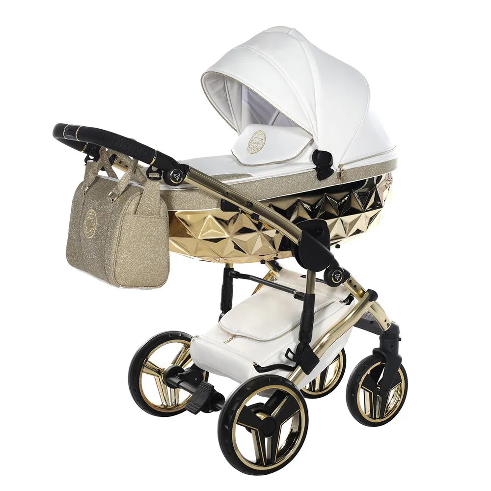 Junama Handcraft Glitter Gold Pram