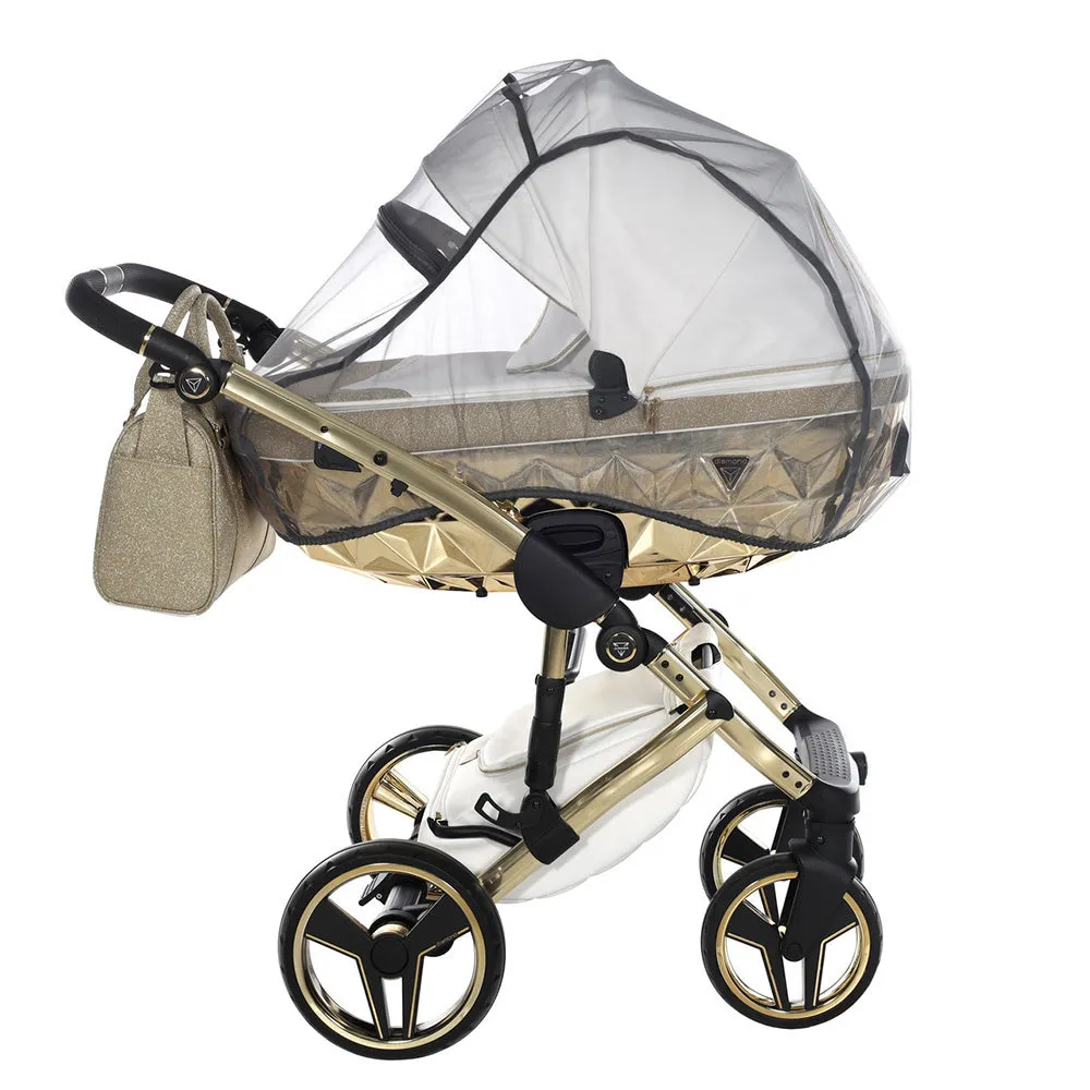 Junama Handcraft Glitter Gold Pram