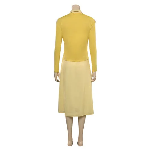 June Douglas Yellow Flower Cosplay Dress