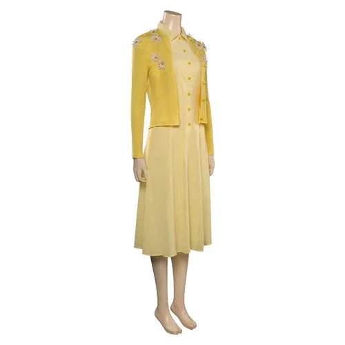 June Douglas Yellow Flower Cosplay Dress