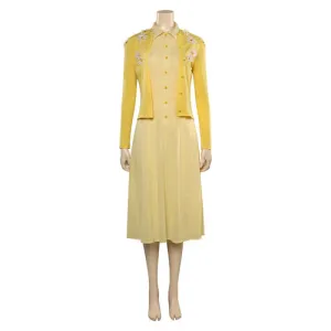 June Douglas Yellow Flower Cosplay Dress