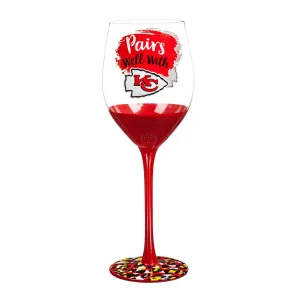 Kansas City Chiefs, 17oz Boxed Stemware,3cwg3815