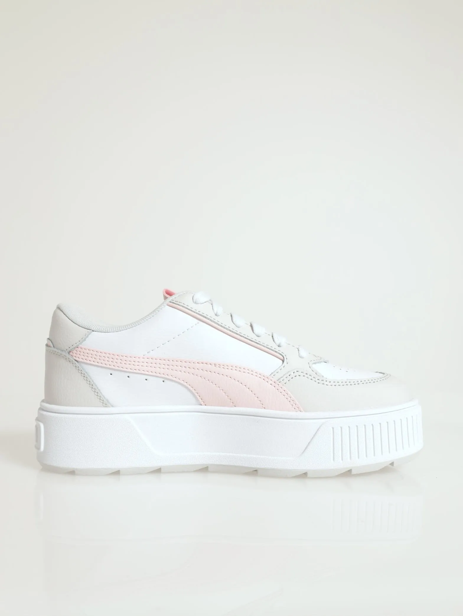 Karmen Rebelle Platform Sneaker - White/Pink