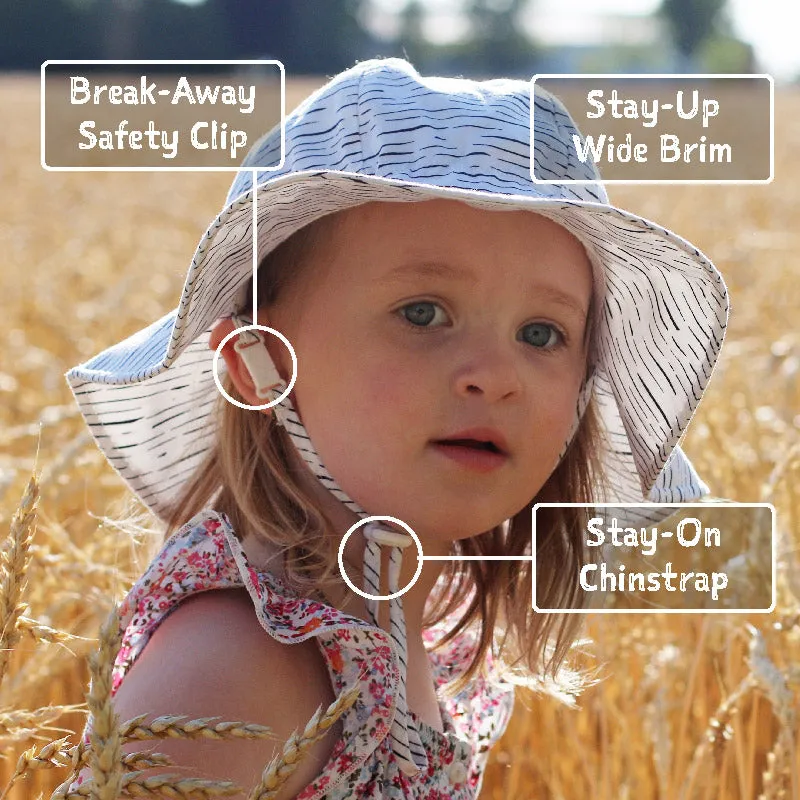 Kids’ Gro-With-Me® Cotton Floppy Hat | Rainbows