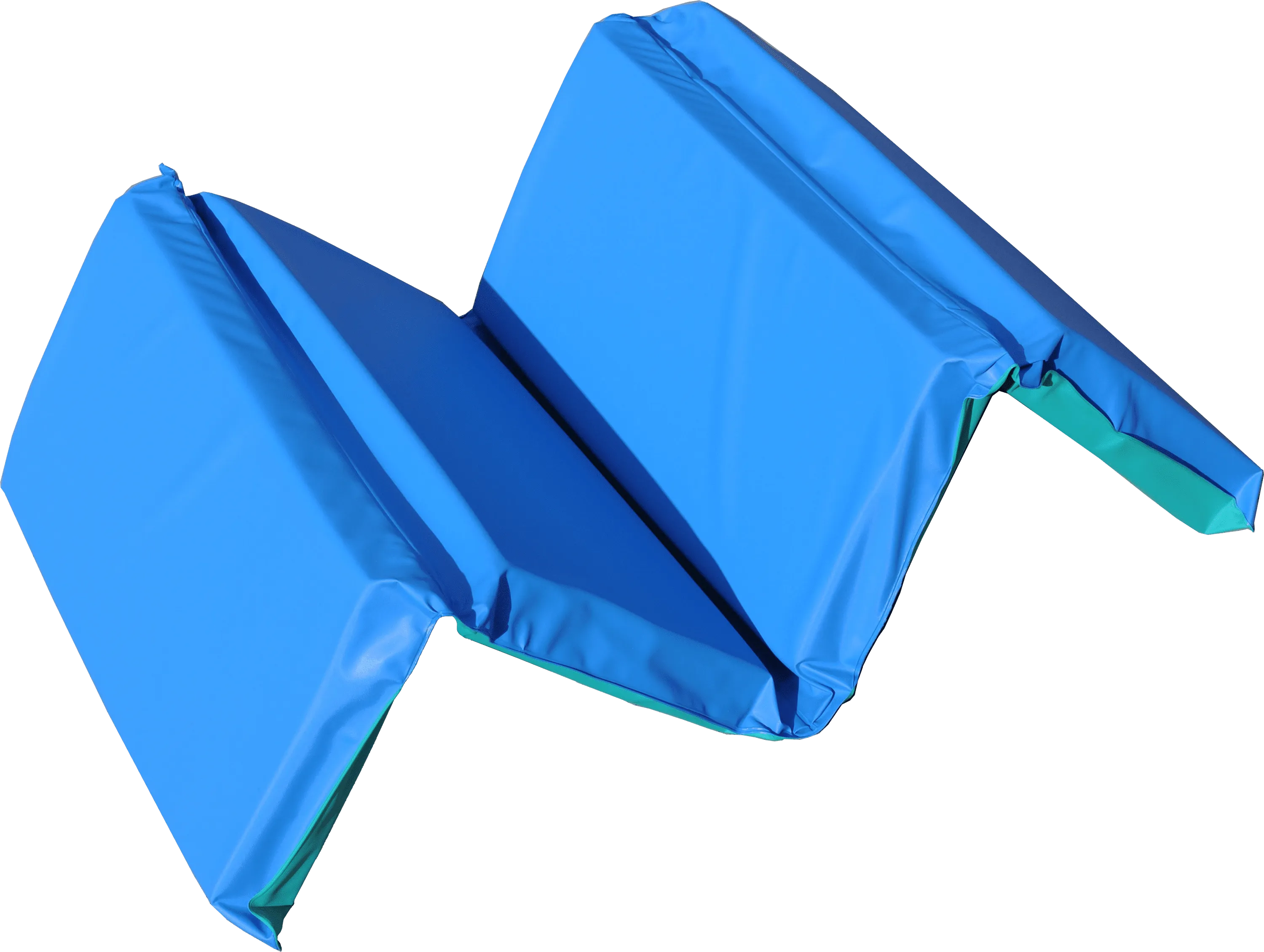 KinderMat 2-inch Thick Nap Mat | Blue/Teal | School, Daycare, Home & Travel