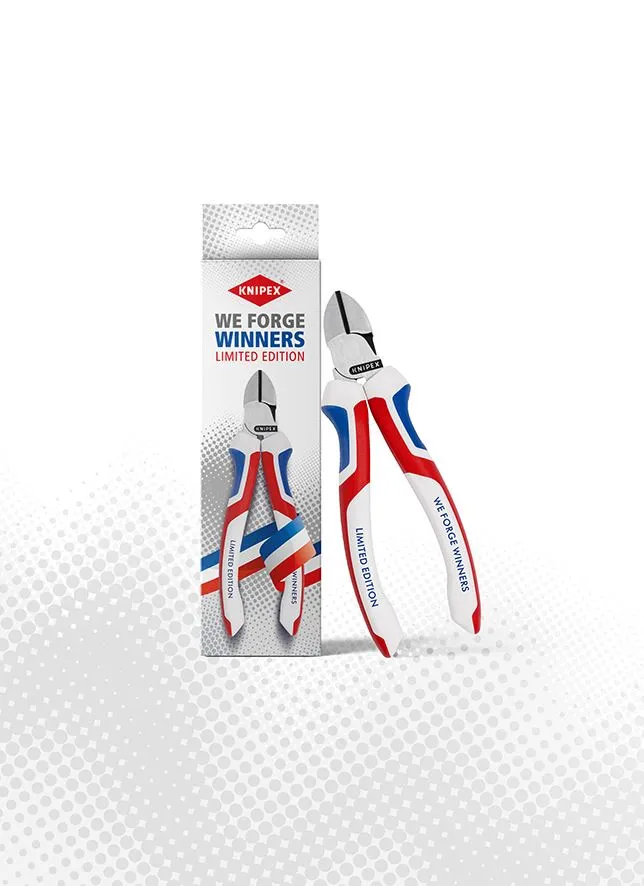 KNIPEX Diagonal Cutters Side Cutting Pliers 160mm We Forge Winners Limited Edition 70 02 160 S7