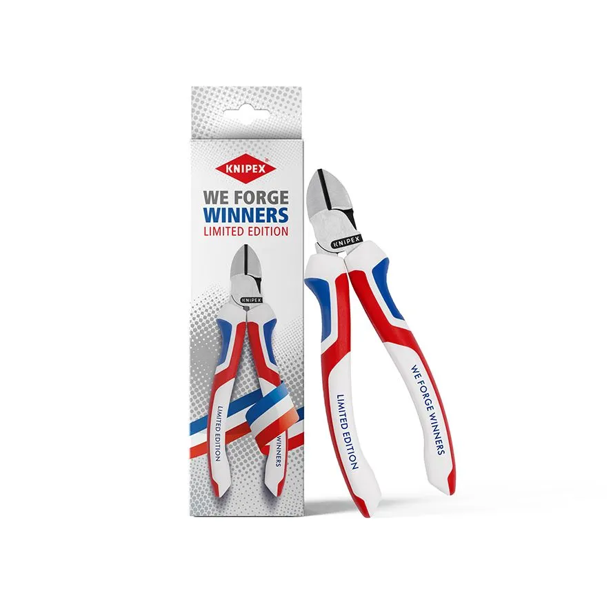 KNIPEX Diagonal Cutters Side Cutting Pliers 160mm We Forge Winners Limited Edition 70 02 160 S7