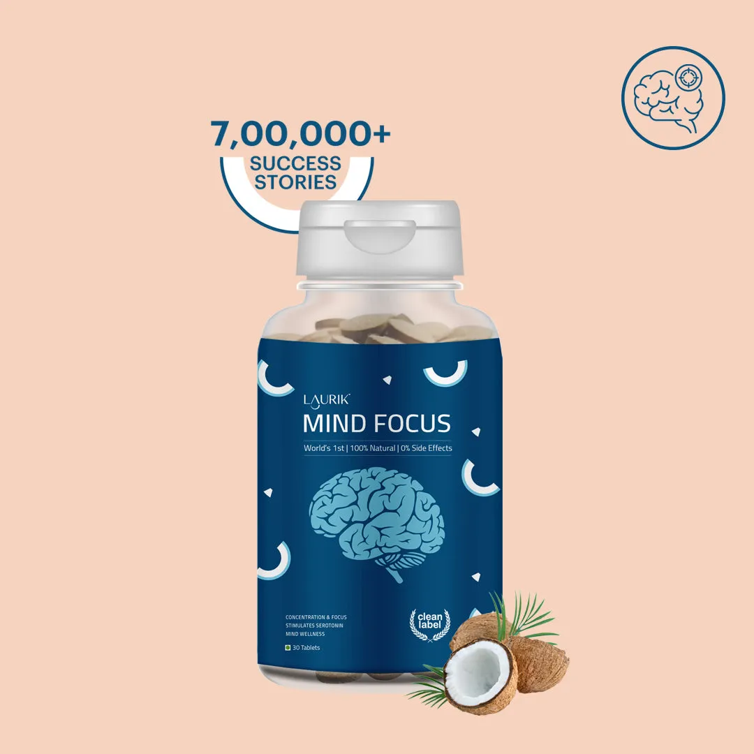 Laurik Focus Tablets, 100% Natural