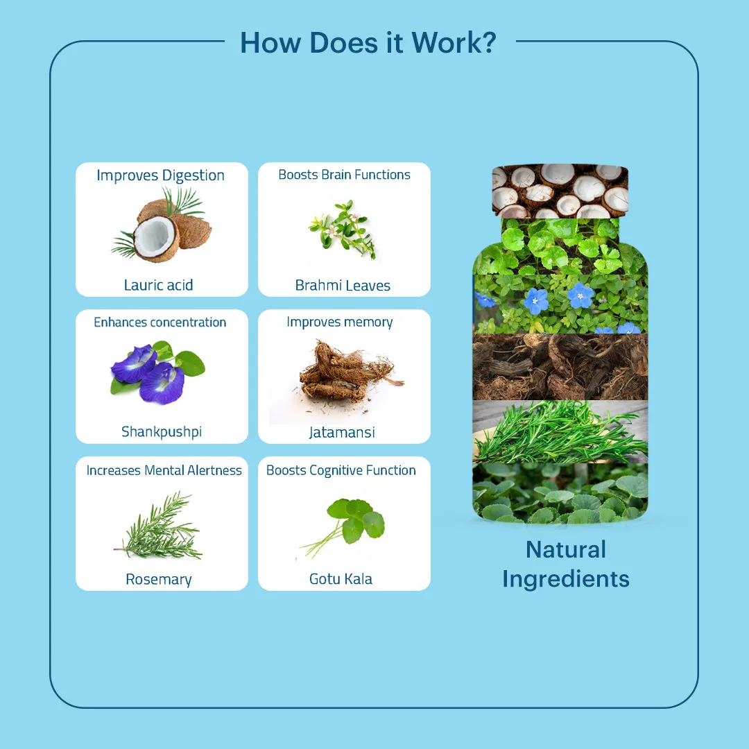 Laurik Focus Tablets, 100% Natural