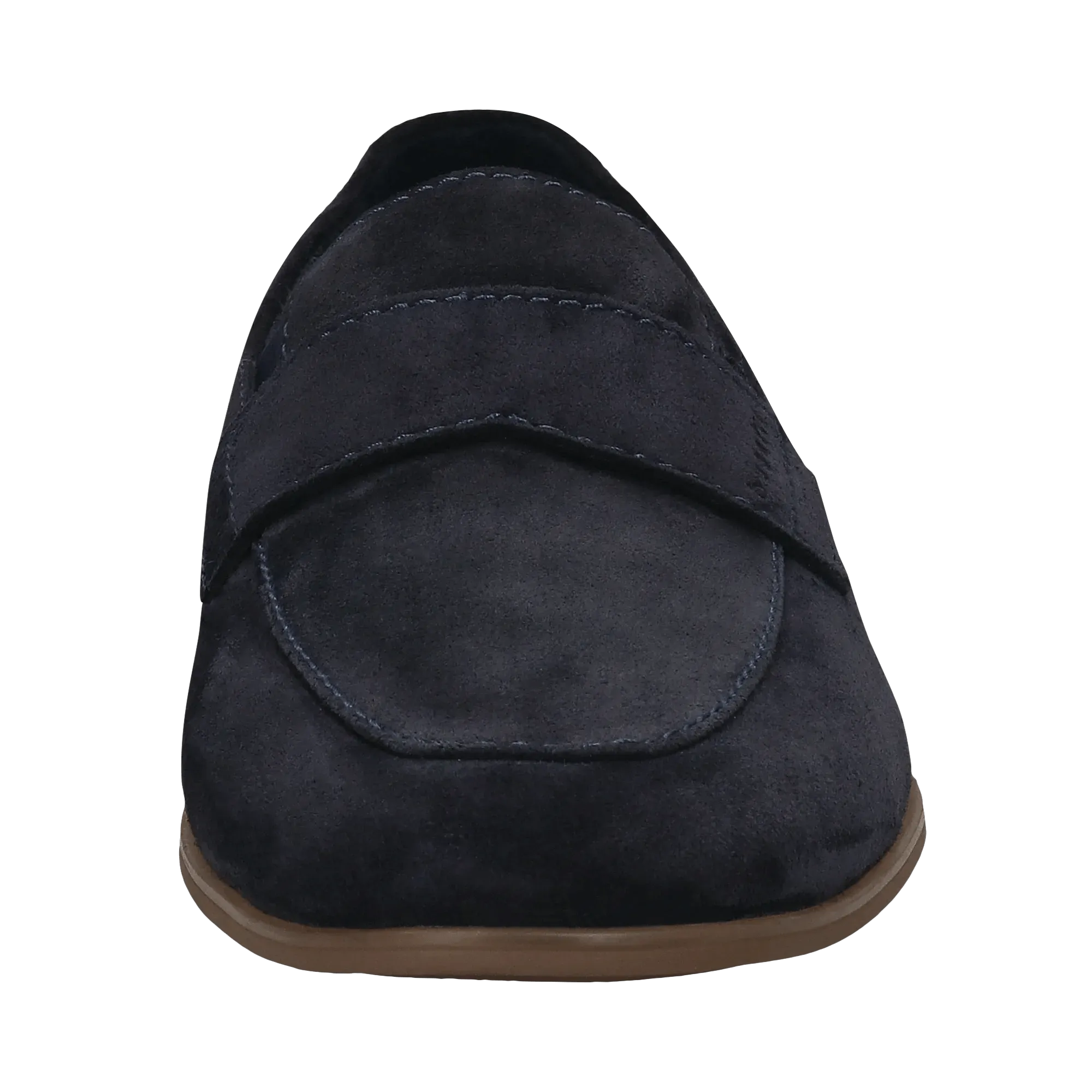 Leder Slip on dunkelblau