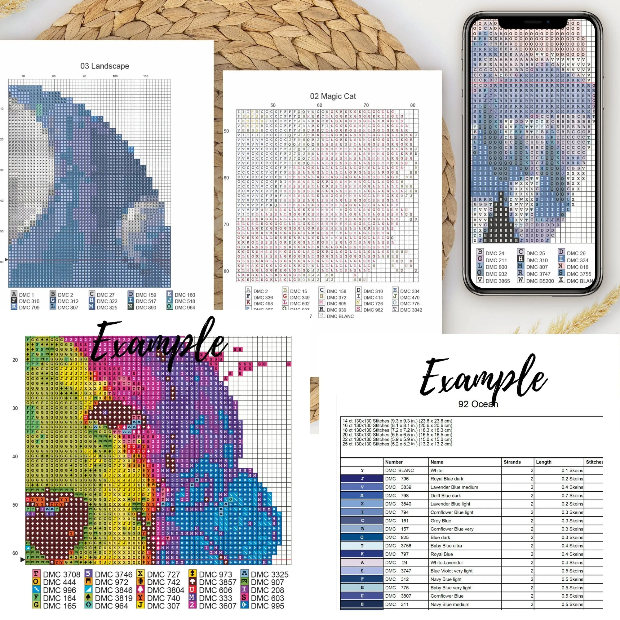 Letter K Cross Stitch Pattern #62