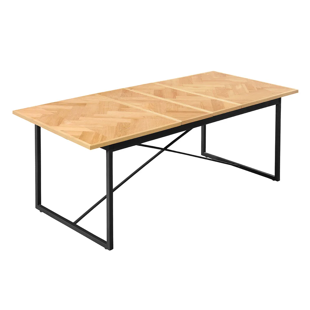 Levede Dining Table Extendable Rectangle Kitchen