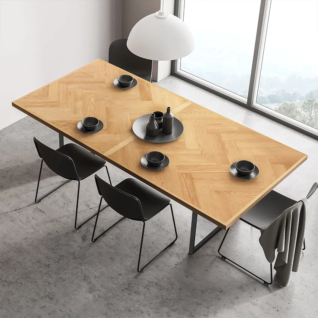Levede Dining Table Extendable Rectangle Kitchen