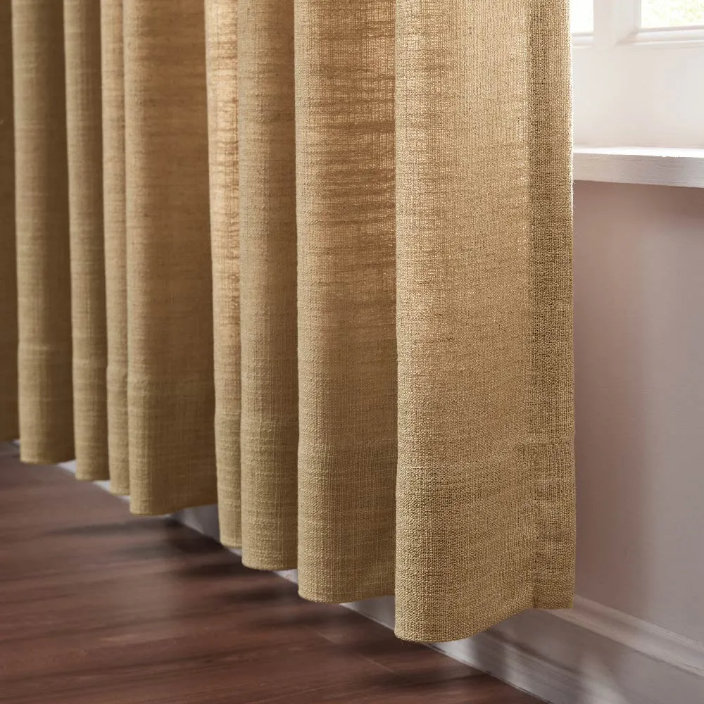 Lia Linen Curtains & Drapes Soft Top