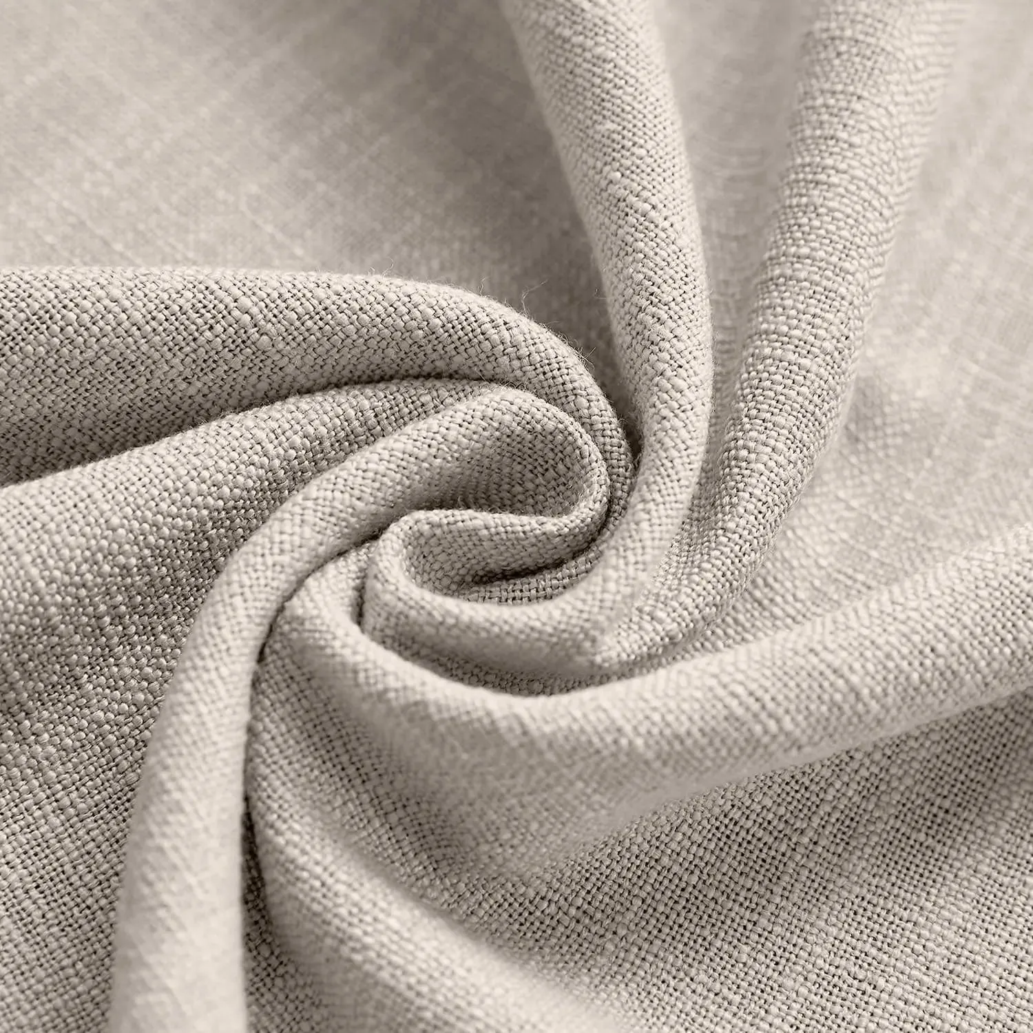 Lia Linen Curtains & Drapes Soft Top