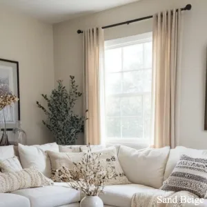 Lia Linen Curtains & Drapes Soft Top