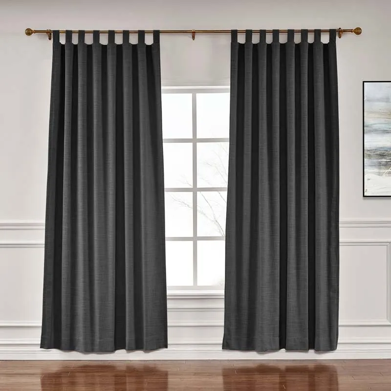 Lia Linen Curtains & Drapes Soft Top