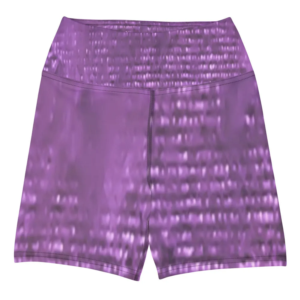 Lilac Yoga Shorts