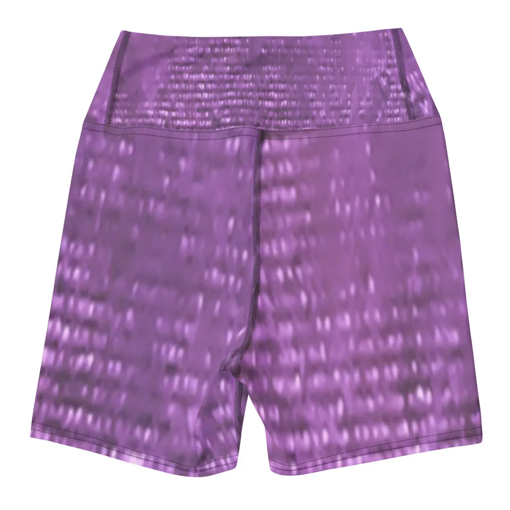 Lilac Yoga Shorts