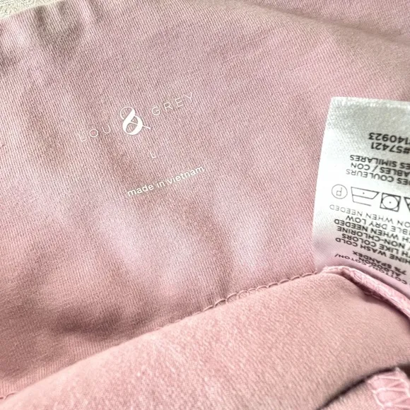 Loft Lou &amp; Grey Biker, Yoga, Workout Shorts Pink Tie Dye Size L