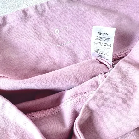 Loft Lou &amp; Grey Biker, Yoga, Workout Shorts Pink Tie Dye Size L