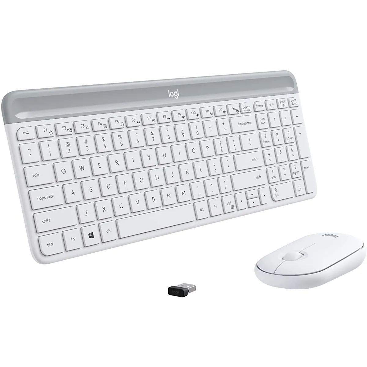 Logitech Mk470 Wireless Slim Combo Off White