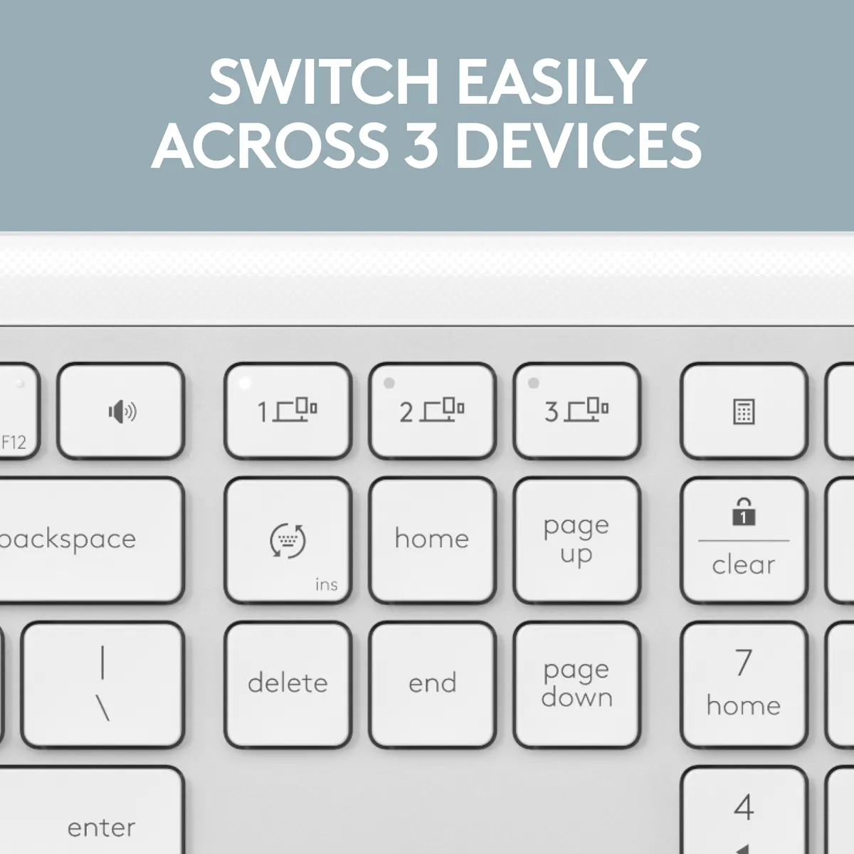 Logitech Signature K950 Wireless Keyboard Offwhite