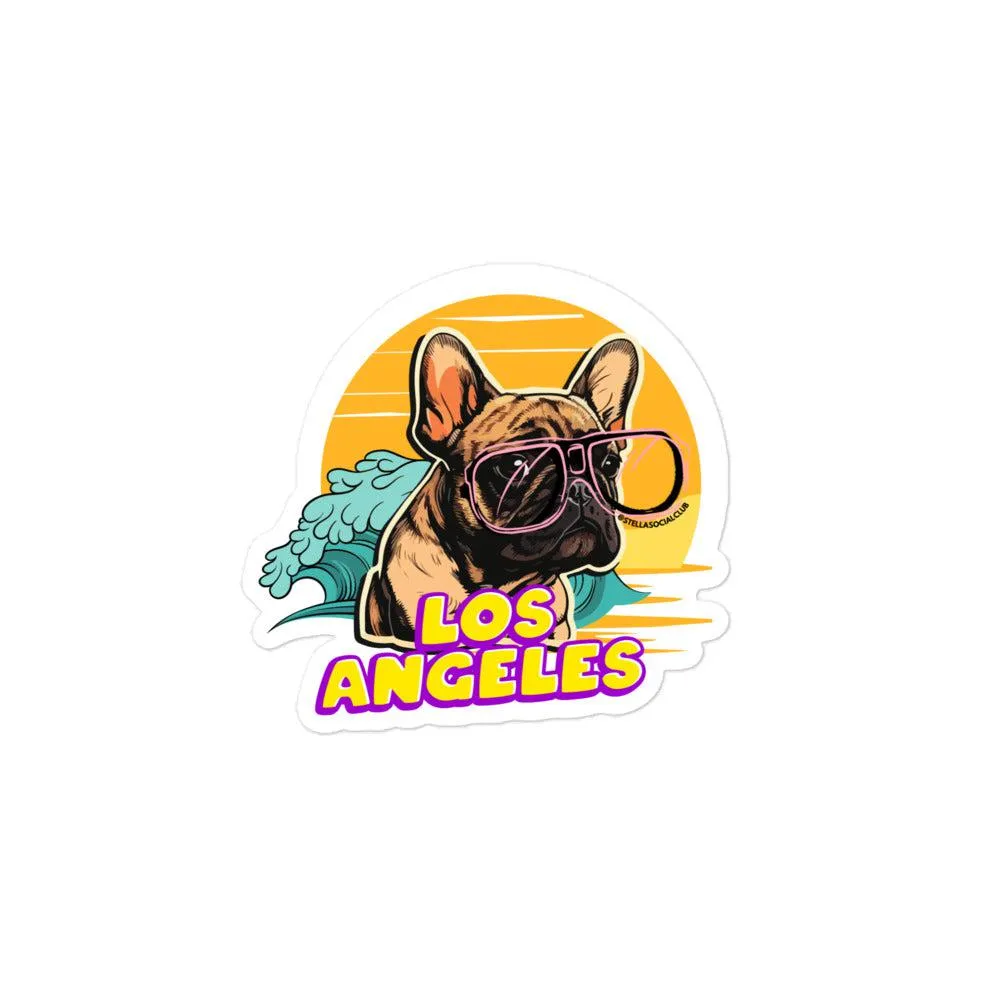 Los Angeles Sunset Kisscut Sticker