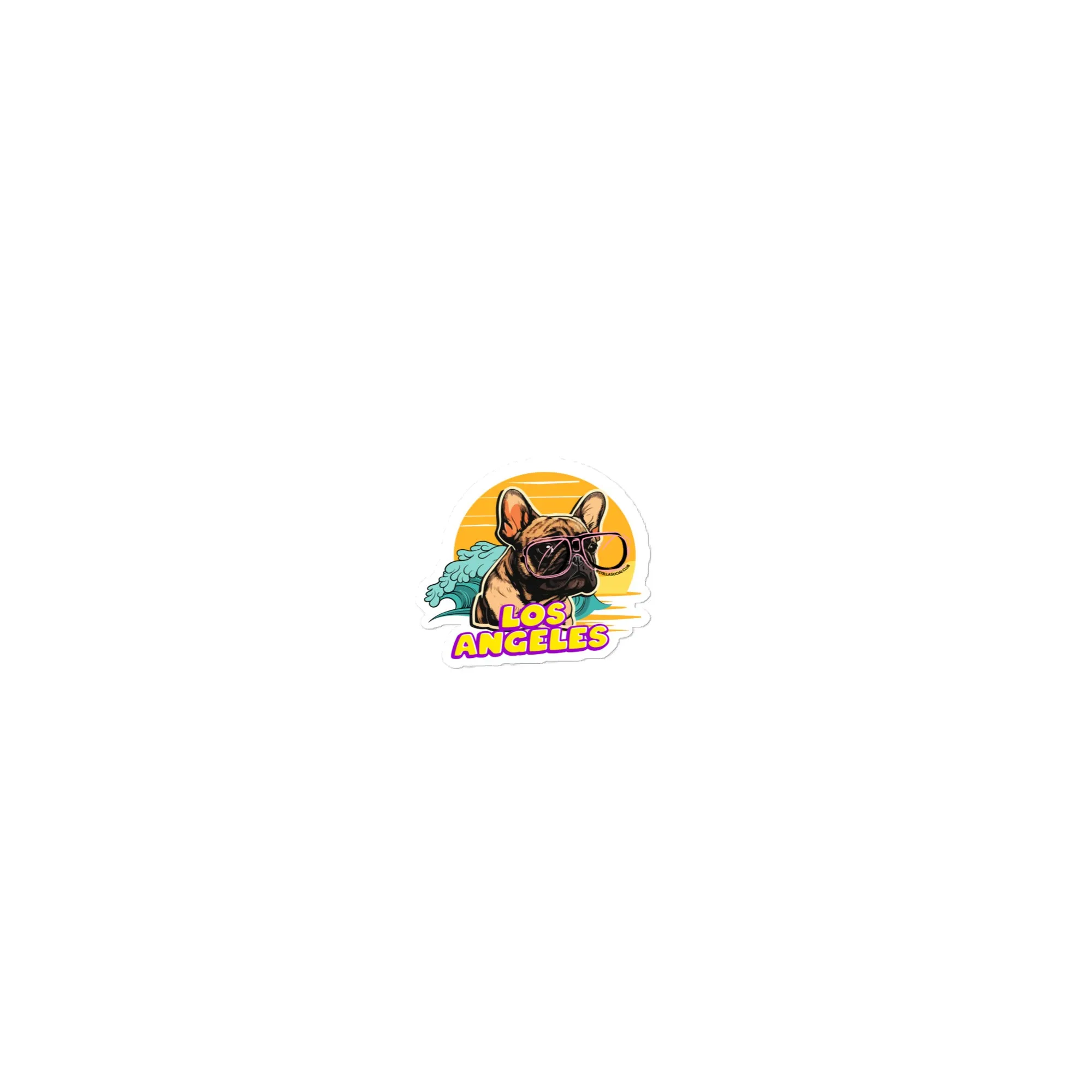 Los Angeles Sunset Kisscut Sticker