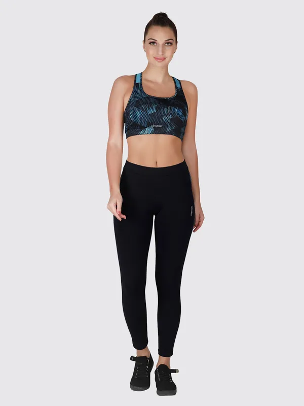 Lovable Mint-Navy Padded Non Wired Full Coverage Bra-MANTRA BRA HD-MT-NY