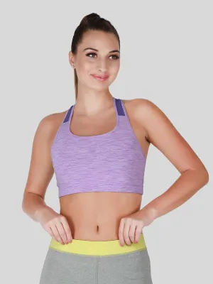 Lovable Purple Padded Non Wired Full Coverage Sports Bra - MANTRA BRA FW-4W-PU