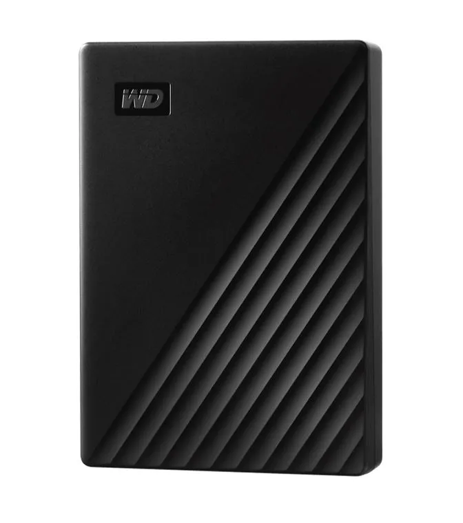 (LS)Western Digital My Passport 5TB USB 3.0 2.5' Portable External Hard Drive - 256-bit AES Encryption Slim Light Durable Shock Proof Black Plug & Pla