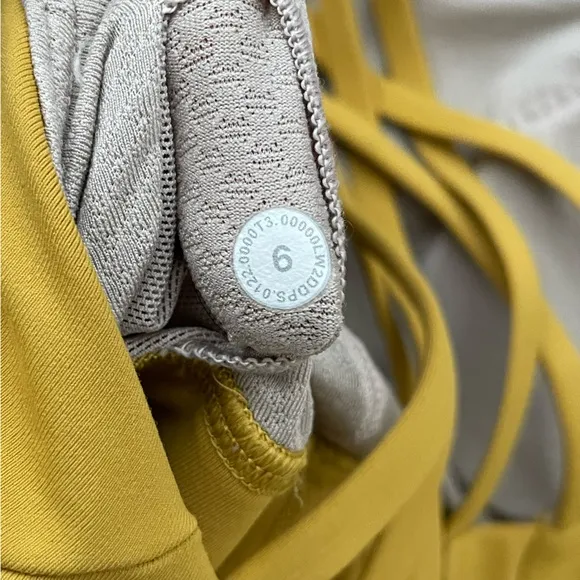 lululemon Free to be Serene Long Line Bra in Chartreuse
