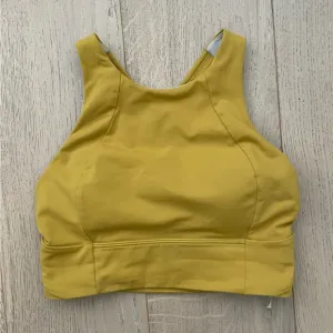 lululemon Free to be Serene Long Line Bra in Chartreuse