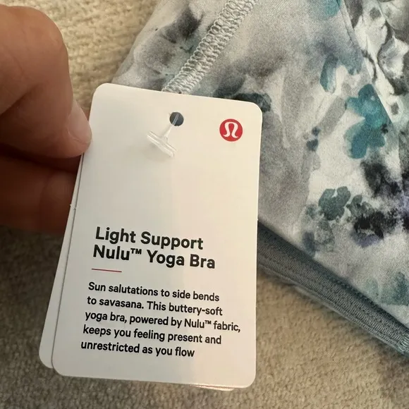 Lululemon Light Support Nulu Yoga Bra Kaleidofloral Multi NWT (Size 4)