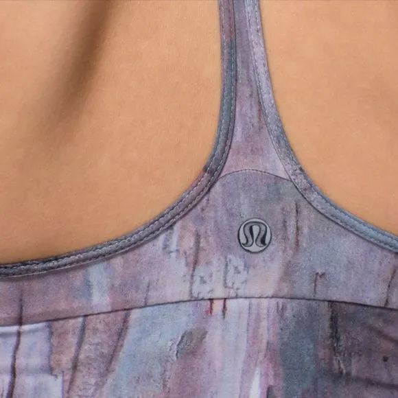 Lululemon Retreat Bra Mini Hazy Horizon Storm Mauve Bark Berry/Black 2