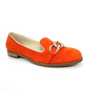 LUNAR - FLC196 Splendid Chain Link Loafer Orange