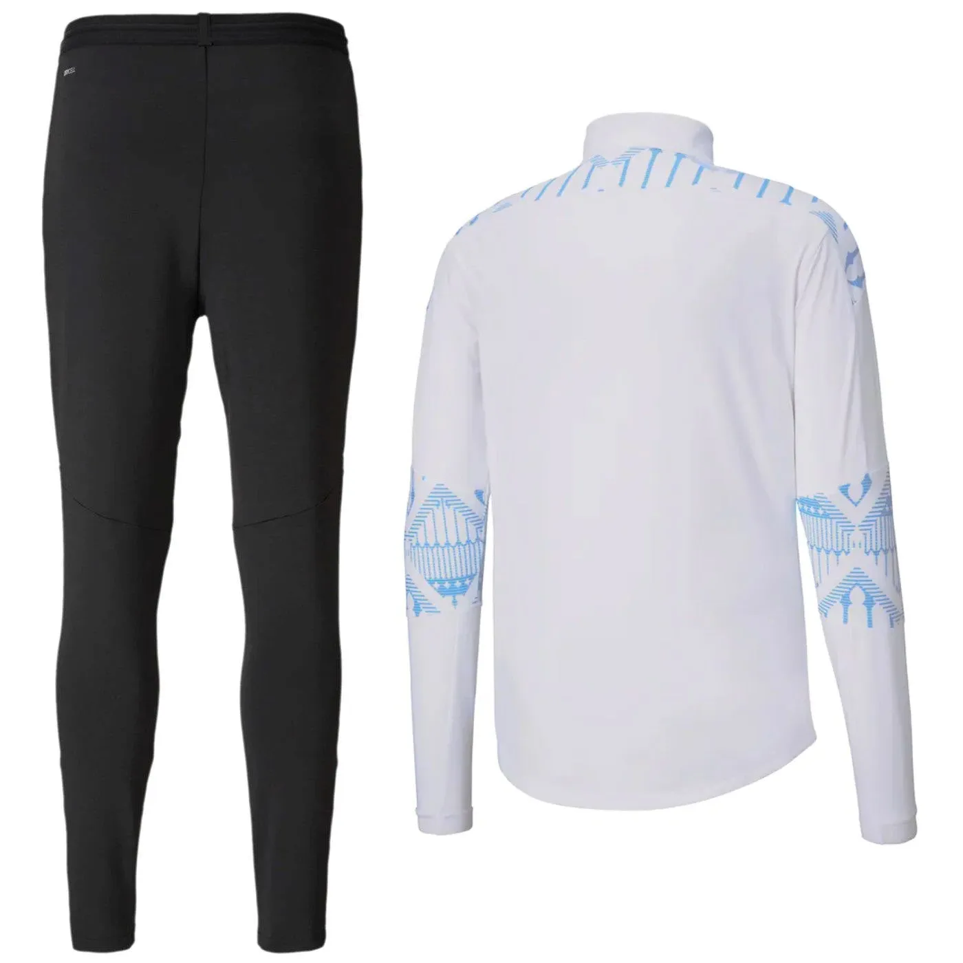Manchester City white/grey pre-match technical tracksuit 2020/21 - Puma